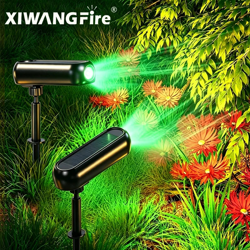 projecteur solaire extérieur noir moderne résistant l'eau ip65 led autochargeant modes luminosité murale sol