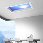 lampe led moderne bleu transparente aluminium salle bain chambre cuisine