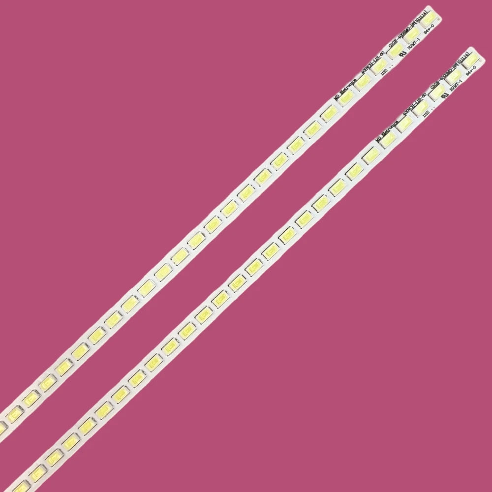 ruban led blanc 455mm 60led connecteurs souder moderne téléviseur aluminium