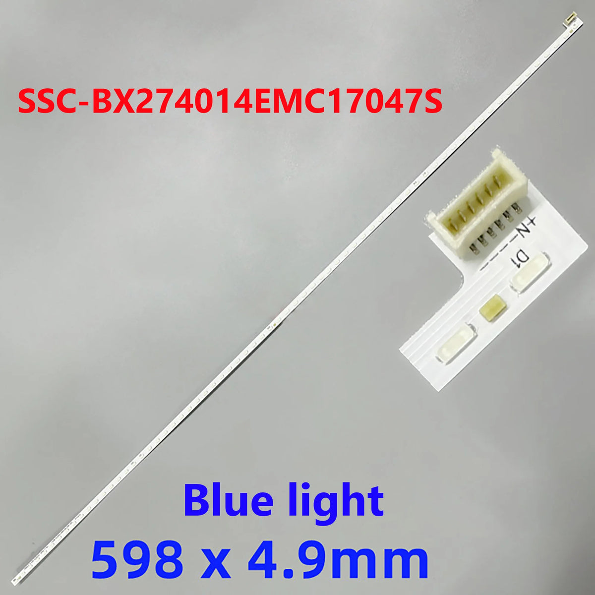 ruban led blanc 598mm 68 diodes ligne continue moderne accessoire informatique