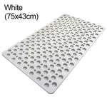 tapis bain moderne perforé anti dérapant rose bleu vert gris cupules succion