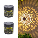 projecteur solaire floral multicolore moderne décoration extérieure jardin patio veranda