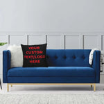 housses coussin polyester 40x40cm motif texte moderne non toxique maison
