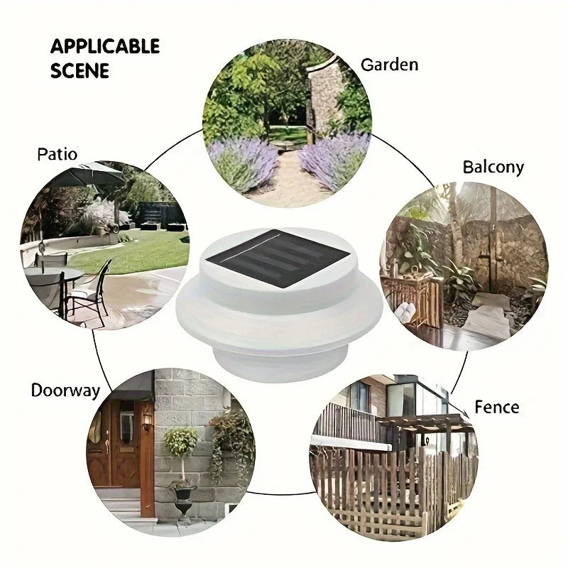 lampe solaire gouttière blanc moderne clips panneau solaire led interrupteurextérieur 2492000lm