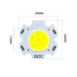 ampoule led 10w 5w 3w blanc chaud froid 3000k 6500k 900lm 500lm downlight modernes