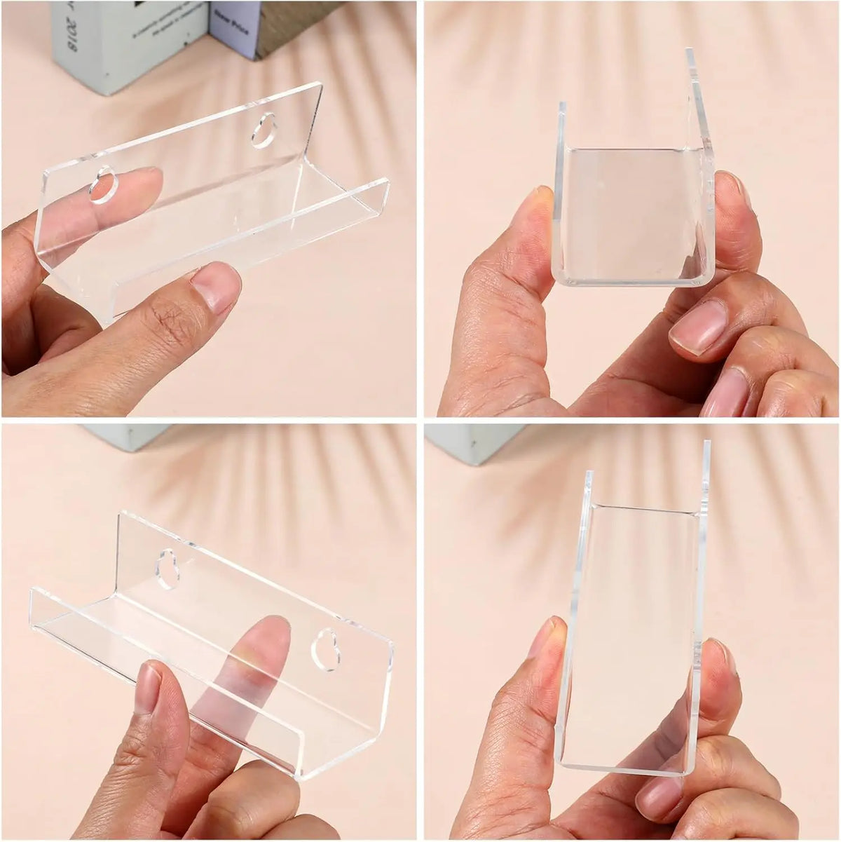 porte vinyles transparent moderne support mural pièces transparents