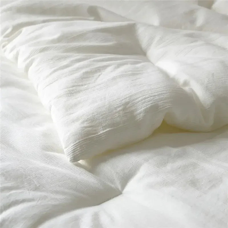 couette matelassée rayée blanc toutes saisons fibre polyestère taille queen simple