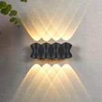 Lampe murale LED moderne double tête hydrofuge basse consommation courant alternatif extérieur salon chambre