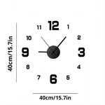 horloge murale moderne horaire numérique antique aiguille décoration chambre salon
