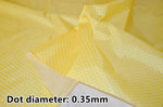 tissu imprimé imperméable motif points blancs coton bricolage couture décoration intérieur multi couleur