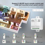 contrôleur led wifi bluetooth 5ch pwm rgbw ws2812 ws2811 sk6812 20m distance modernes