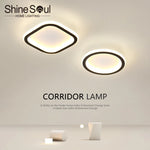 lampe couloir moderne blanc noir rond carré pentagone