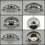 cache lampe noir doré argenté classique métal chrome rond lisse opacité fixations éclairage