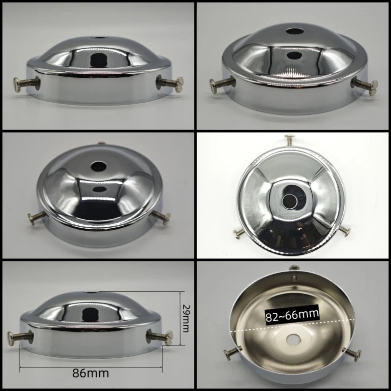 cache lampe noir doré argenté classique métal chrome rond lisse opacité fixations éclairage