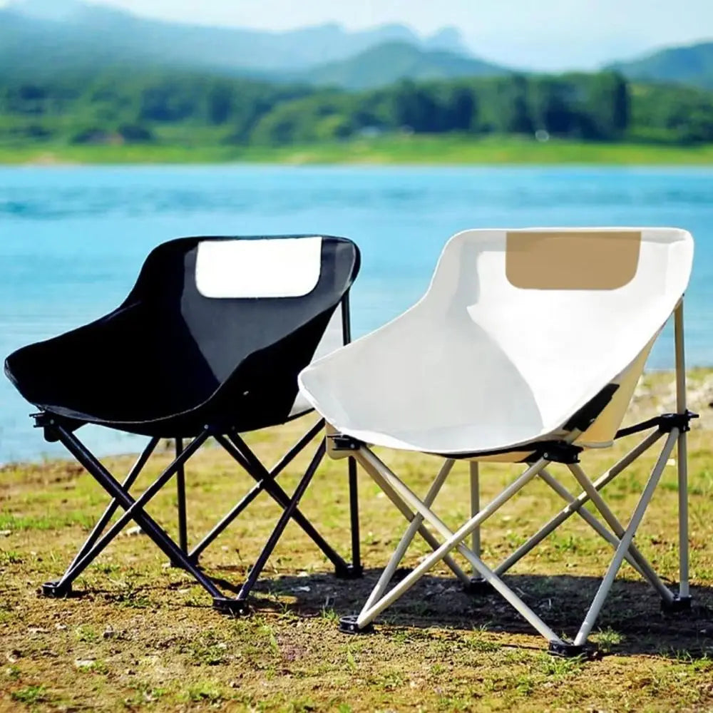 chaise pliable moderne pochettes antidérapante noir blanc vert foncé tissu oxford épais