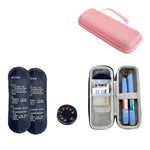 gaine réfrigération bleu flocons neige moderne sac isolation pilules insulin diabète refroidissement travel organizer
