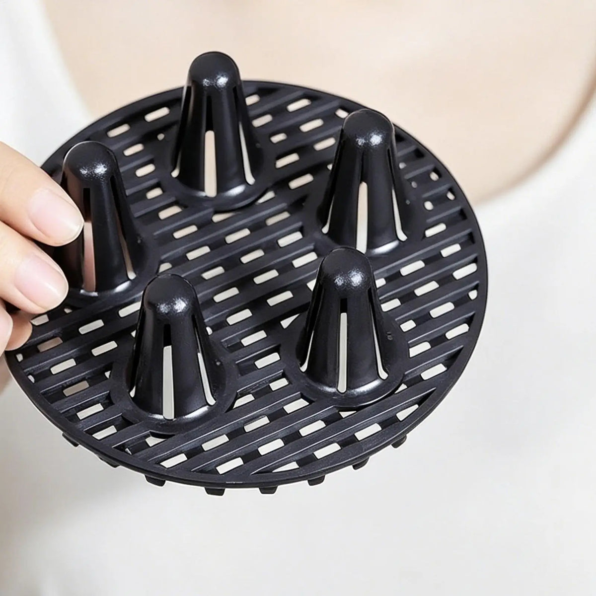 coussinets perforés protection racines pots fleurs anti moisissure utilitaires jardinage noirs