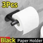 porte papier adhésif moderne noir blanc texture mat salle bains cuisine