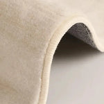 tapis beige clair doux moelleux moderne antidérapant chambre salon 100x150cm