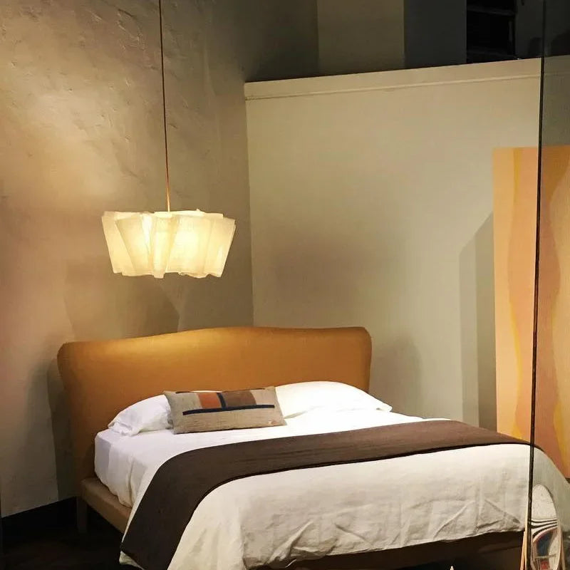 suspension lumineuse tissu beige clair moderne 2000 82000lm 90 260v opaques fixations
