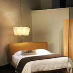 suspension lumineuse tissu beige clair moderne 2000 82000lm 90 260v opaques fixations