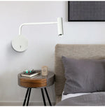 lampe murale moderne or blanc noir minimaliste interrupteur mural articulée éclairage chambre entrée
