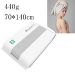 serviette bain gris clair texture microfibre absorption forte moderne 70x140cm