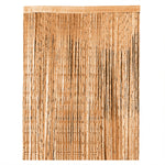 rideau transparent porte franges brillantes argentées dimension 100x200cm decoration festive crochet