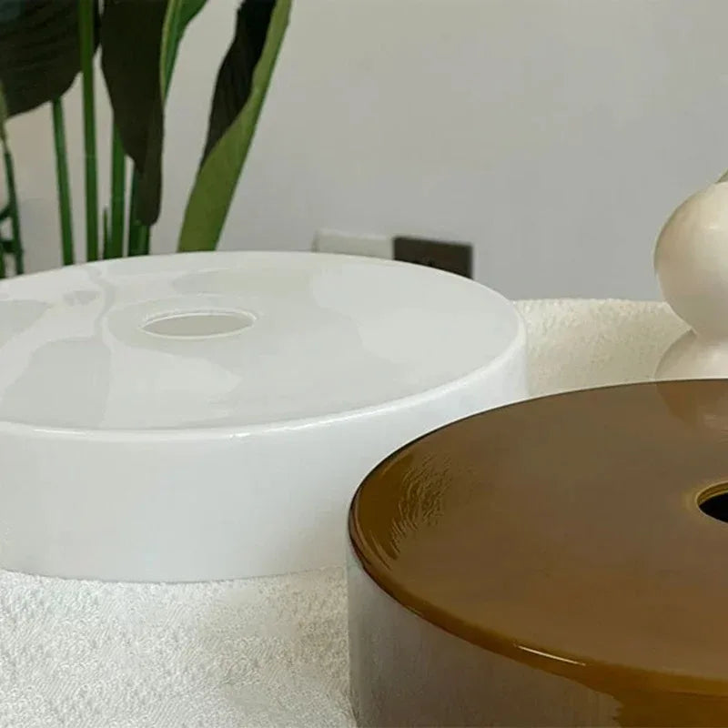 lampe led moderne vert jaune noir blanche adhésive rond lisse opaques chambre salon