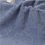serviettes faciales coton carrées modernes rose gris bleu vert marron texture tissée absorption extreme