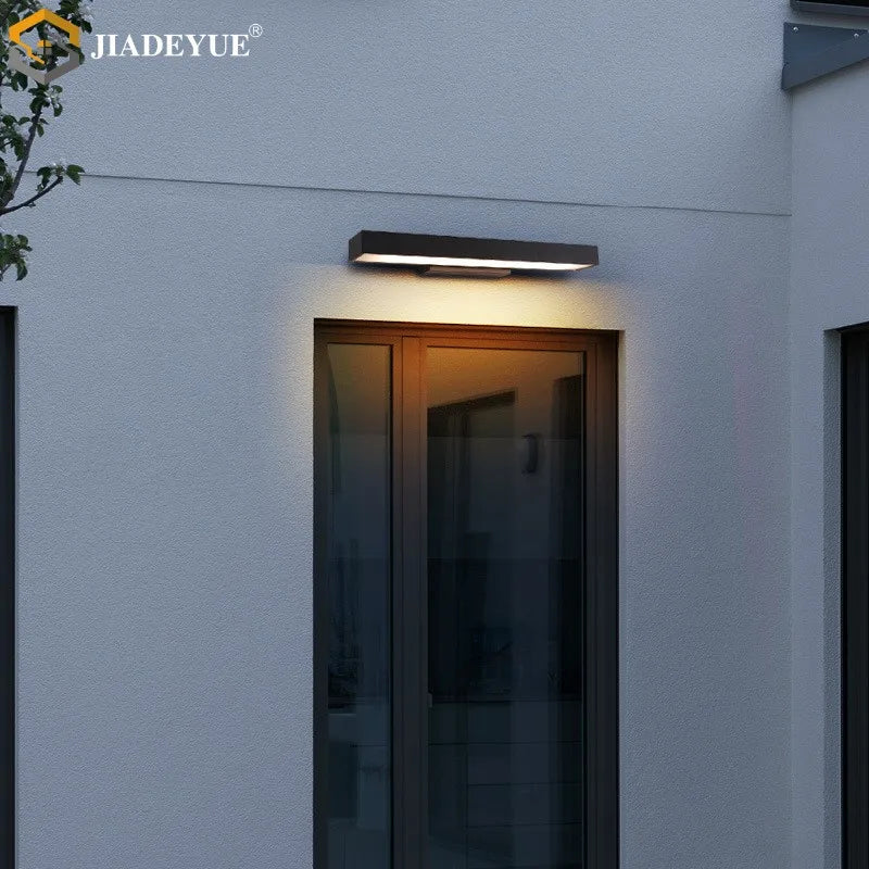 applique murale moderne led ip65 acier inoxydable noir 2492000lm 85265v