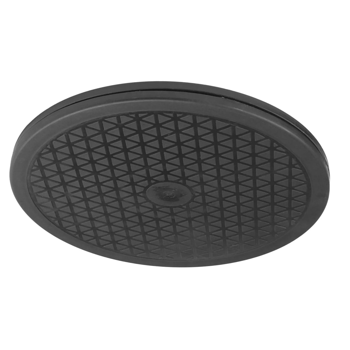 support rotatif plateau noir triangles relief moderne 25cm 50kg 360degrees