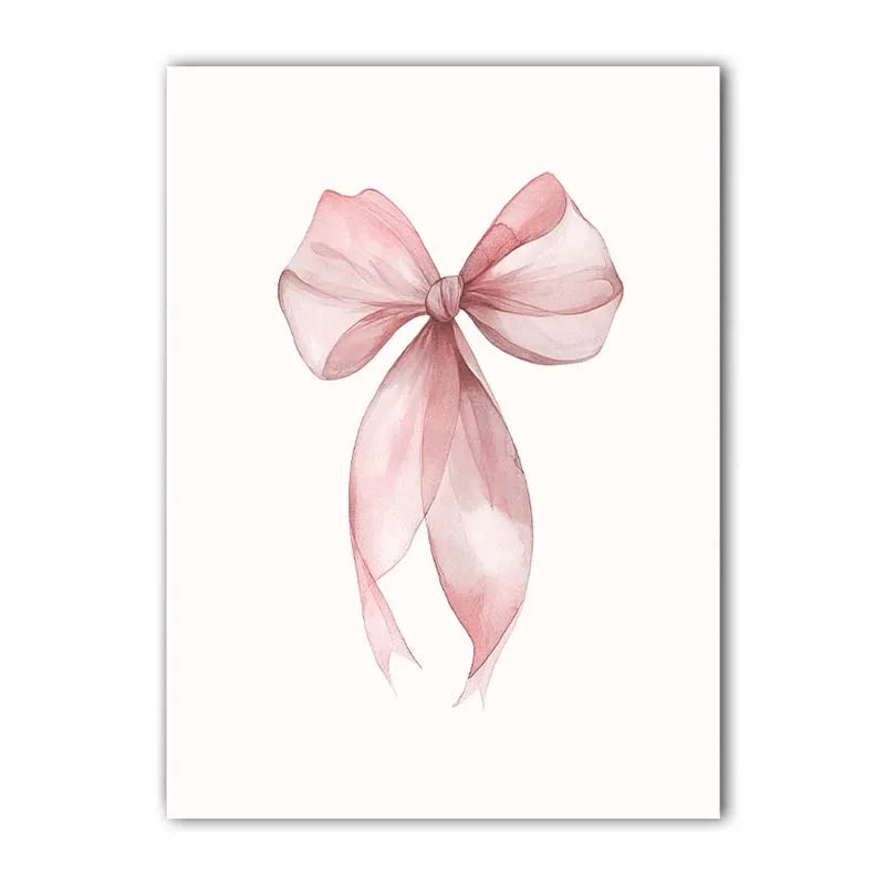 toile illustration danseuse ballet rose ruban cadre blanc chambre enfant
