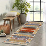 tapis multicolore moderne rayures ethnique adhésif salon chambre extérieur commercialisation