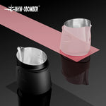 pitcher lait art mousse espresso 400ml rose noir silicone ergonomique moderne