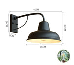 lampe murale industrielle noire fixée mur éclairage quotidien led 249 2000lmentrée cuisine