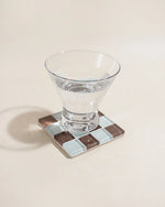 coasters verre mosaïque couleurs vives moderne maison decoration jouets adultes cocktail