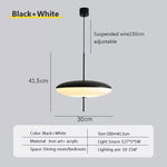 suspension led moderne acrylique blanc pendentif opaque chambre salon e27 90 260v
