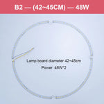 lampe led circulaire blanc moderne adhésive magnets connecteurs 45cm 30cm 41cm led haute puissance