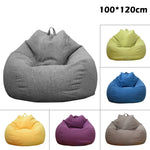 coussin sol sans rembourrage tissu moderne bleu gris jaune violet marron 100x120cm zip sac