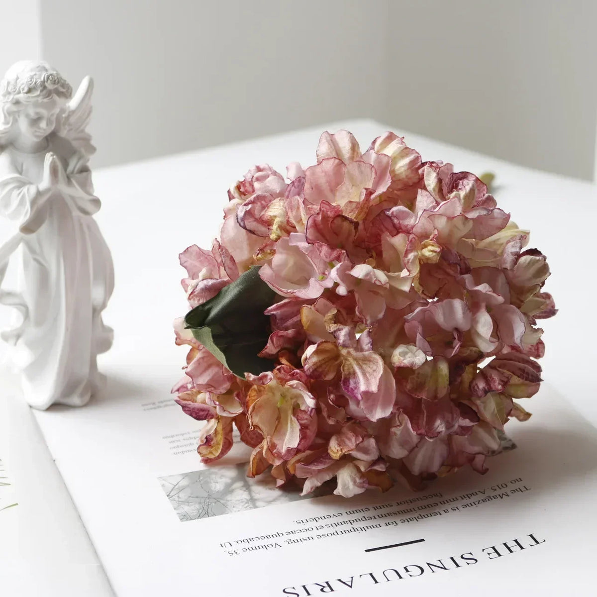 bouquet artificiel hortensia classique couleurs variées intérieur mariage anniversaire fêtes decoration