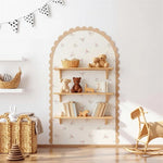 décoration murale arche bois festonnée enfantine bohème minimaliste assembler
