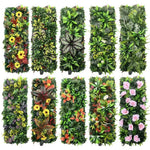tapis fleurs artificielles décoration intérieure moderne végétal branches feuilles diverses opaques anniversaire fixations murales