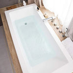 tapis bain moderne 39x16 pouces texture 200 bosses antidérapant transparent adhésif salle bain
