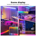 contrôleur led wifi wled mini abs moderne microphone usb blanc 15w 20m