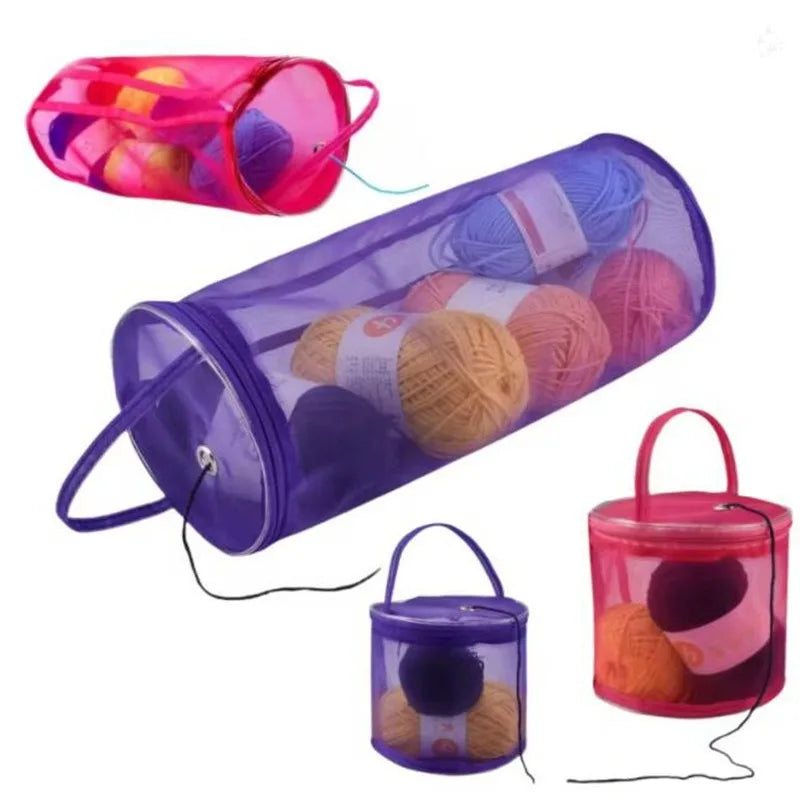 sac maille rose vert violet moderne multi usages pliable respectueux environnement poignée amovible fermeture