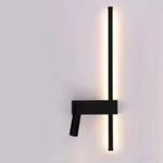 lampe murale moderne minimaliste noir interrupteur bouton chambre entrée étude fixée mur LED