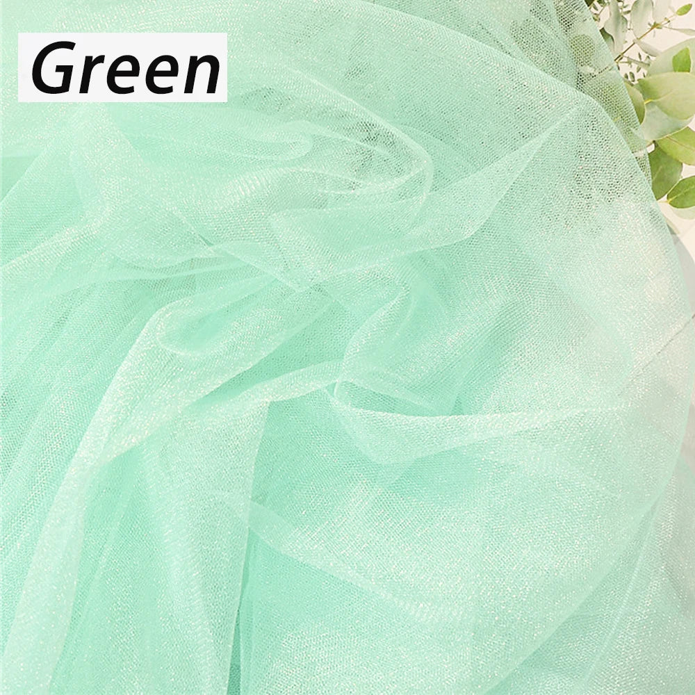 tulle fin bleu clair rose noir gaze blanche élégant délicat translucide bricolage robe coiffure