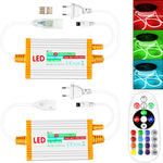 contrôleur led ip68 étanche 220v télécommande prise eu clips modernes