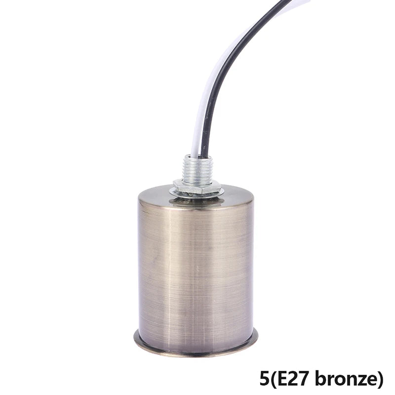support ampoule led vis céramique noir doré cuivre argenté moderne facile